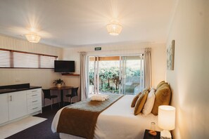 Premium bedding, pillow-top beds, individually decorated