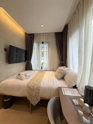 Studio dành cho gia đình | Bộ đồ giường cao cấp, két bảo mật tại phòng, trang trí khác biệt