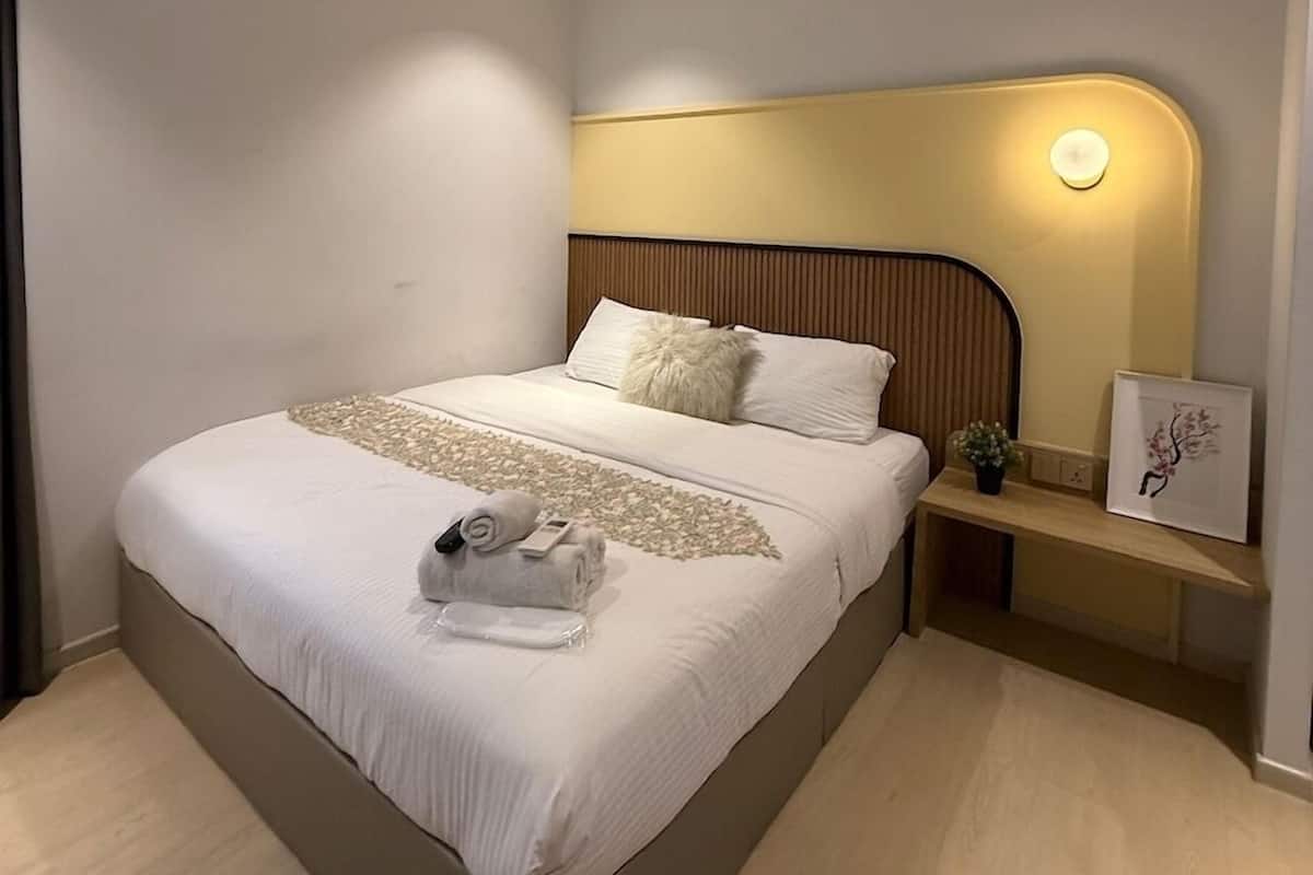 Superior-Studio, 1 King-Bett | 2 Schlafzimmer, hochwertige Bettwaren, Zimmersafe, individuell dekoriert