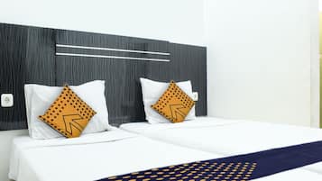 Free WiFi, bed sheets