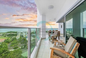 Luxury Apartment | Balcony view - ZEN CROWN TOWERS - 3Bedroom Luxury Pad (Darwin)
