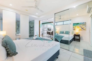 Departamento de lujo | 3 habitaciones, escritorio y espacio para trabajar con laptop 