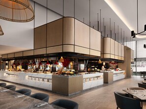 Desayuno buffet diario (USD 18 por persona)