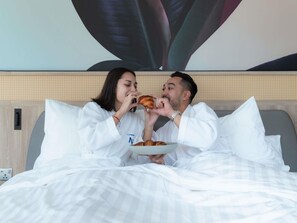 Petit déjeuner buffet servi tous les jours en supplément