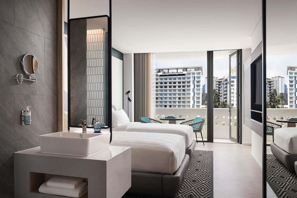 Standardzimmer, 2 Einzelbetten, Stadtblick