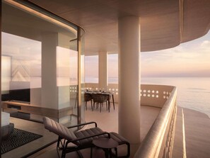 Executive Suite, 1 Double Bed, Ocean View | Premium bedding, desk, laptop workspace, soundproofing - Novotel Sihanoukville Holiday Resort (Sihanoukville)