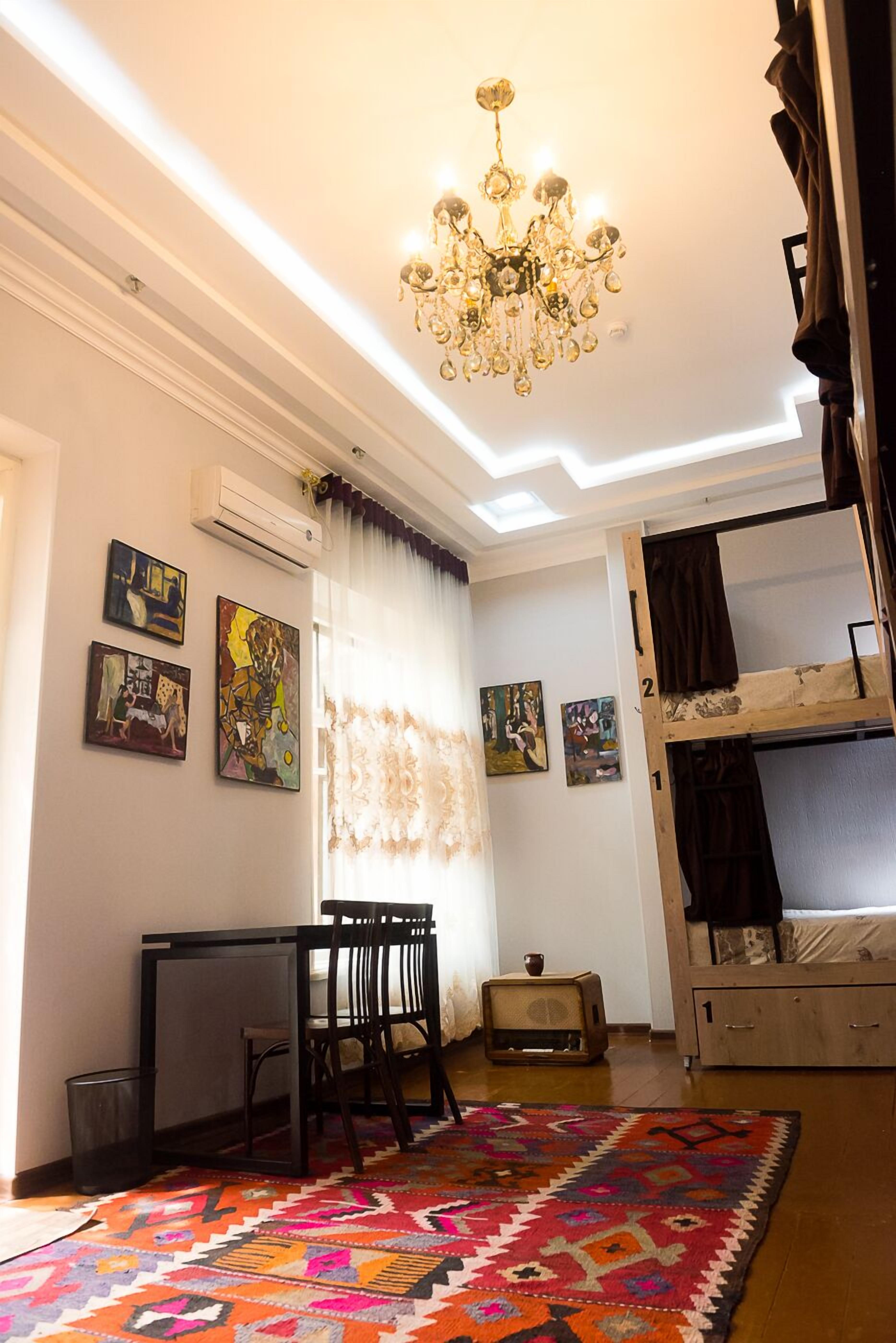 Comfort Shared Dormitory | Desk, laptop workspace, iron/ironing board, free WiFi