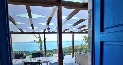 Romantic isolated villa with pool surrounded by pure nature.