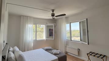 2 habitaciones, escritorio, tabla de planchar con plancha y internet