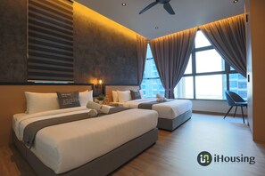Design Apartment | Premium bedding, desk, iron/ironing board, free WiFi - Atlantis Residence Premium By I Housing (Malacca City)