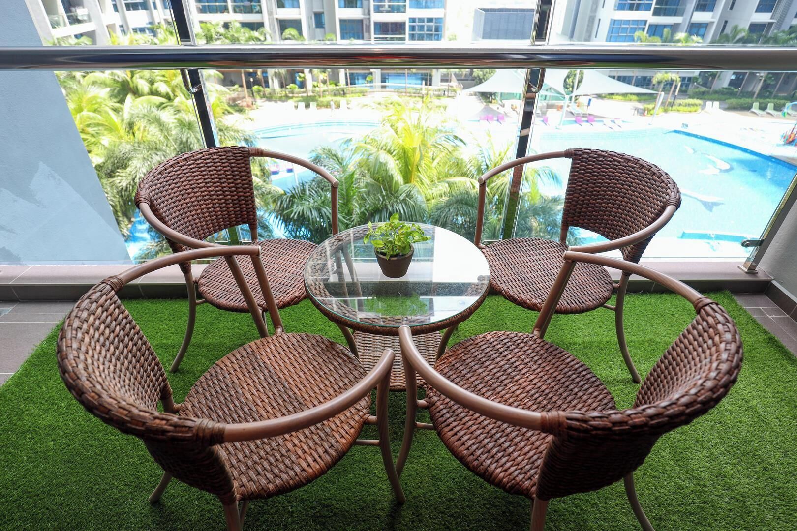 Executive-huoneisto | Terassi/patio