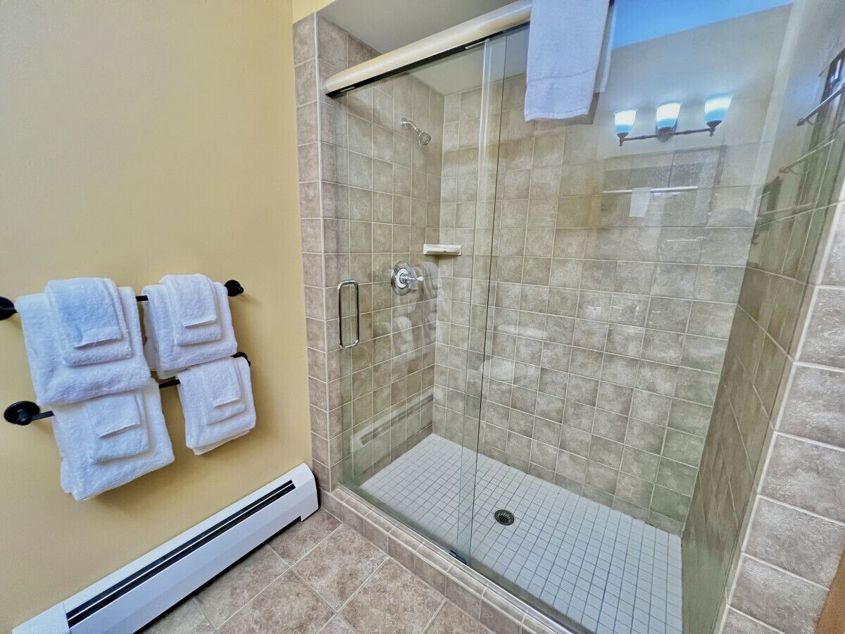Hair dryer, towels