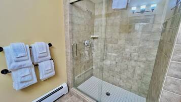 Hair dryer, towels