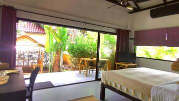 Premium bedding, pillow-top beds, in-room safe, individually decorated