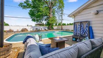 Una piscina riscaldata