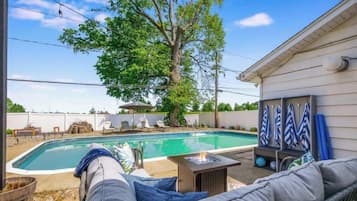 Una piscina riscaldata