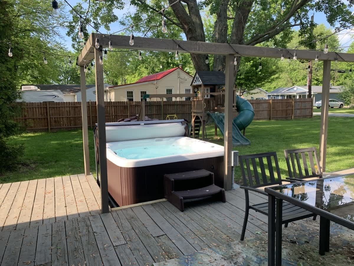 Baignoire à remous extérieure