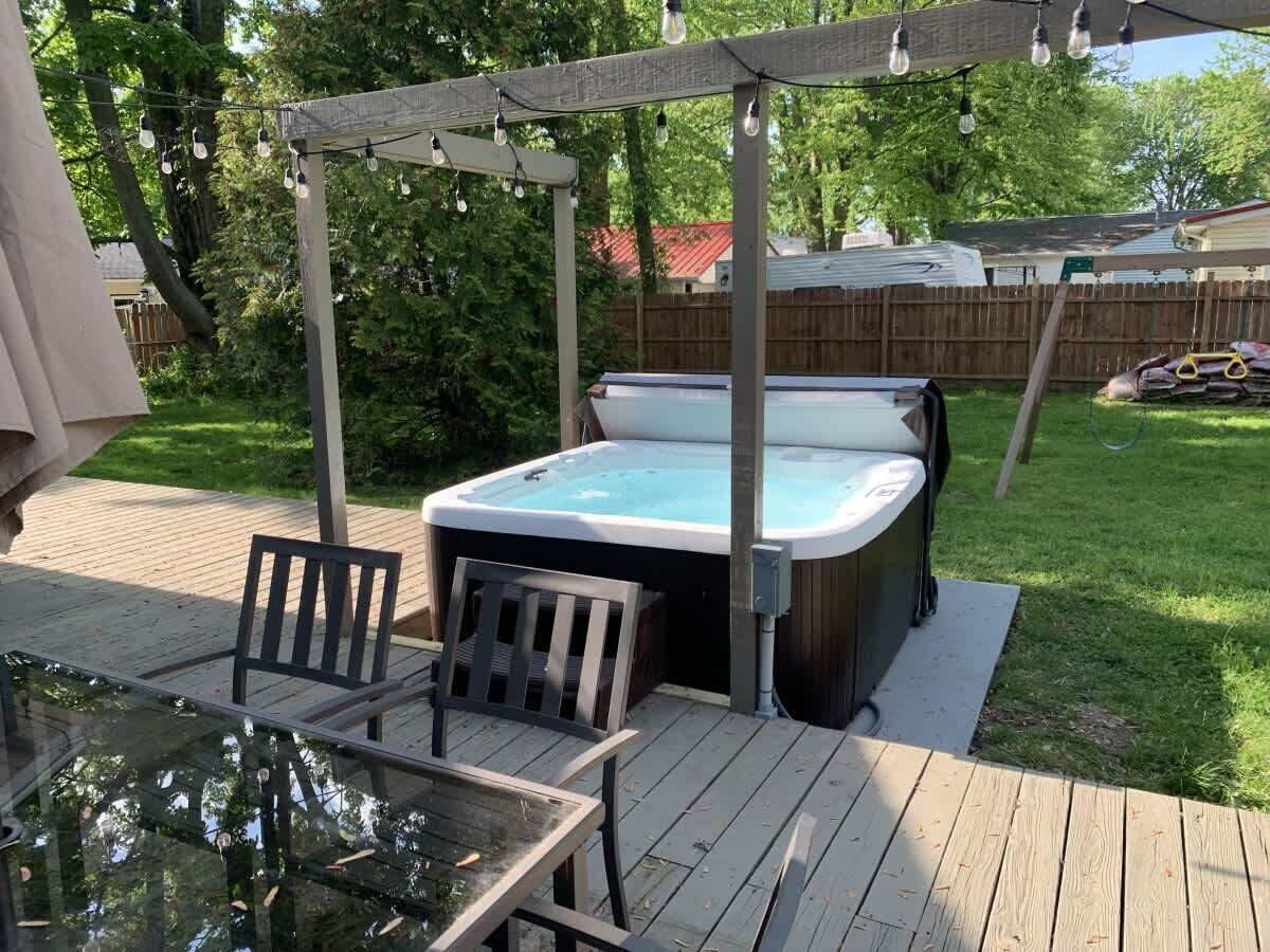 Bain à remous extérieur