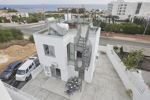 Terrace/patio - Enjoy a Holiday of a Lifetime Renting Your Own 5 Star Private Villa in Protaras at the Best Rate, Protaras Villa 1717 (Paralimni)