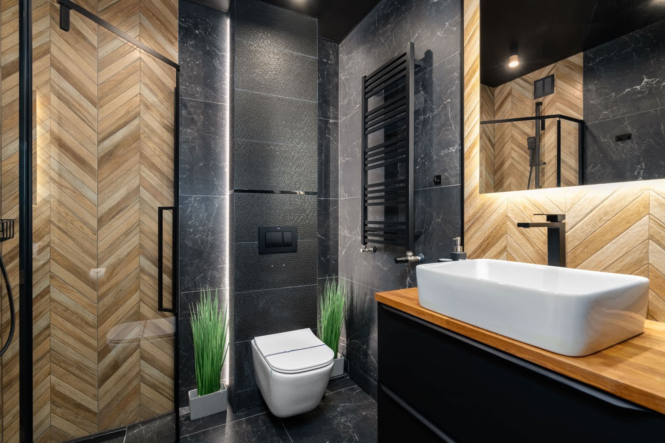 Dusche, kostenlose Toilettenartikel, Shampoo