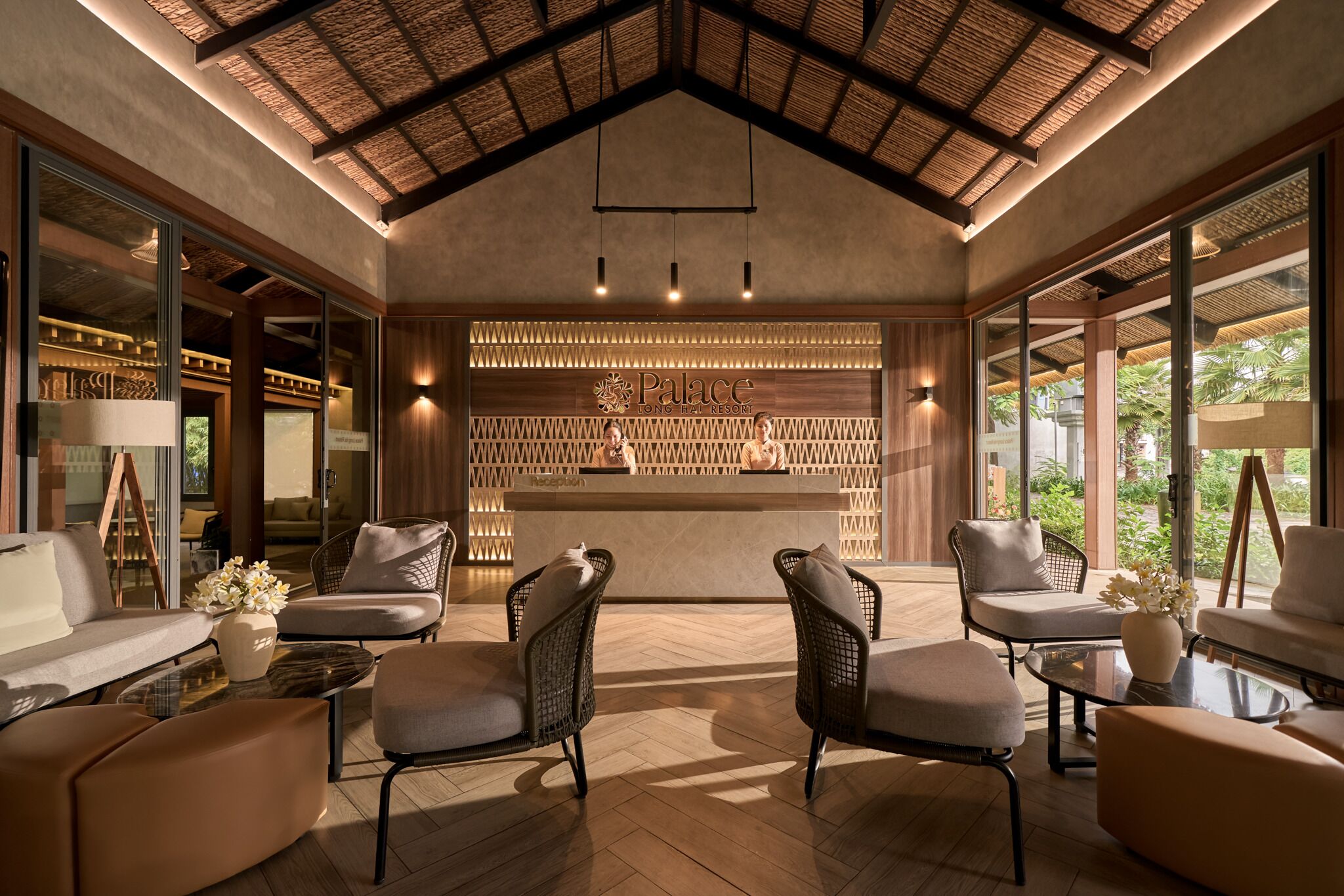 Zona de estar del vestíbulo