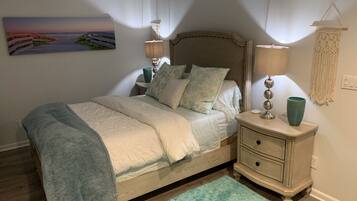 2 makuuhuonetta, silitysrauta/-lauta, vauvan matkasänky, ilmainen Wi-Fi