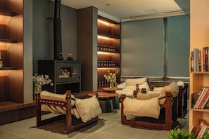 Sala de estar en el lobby