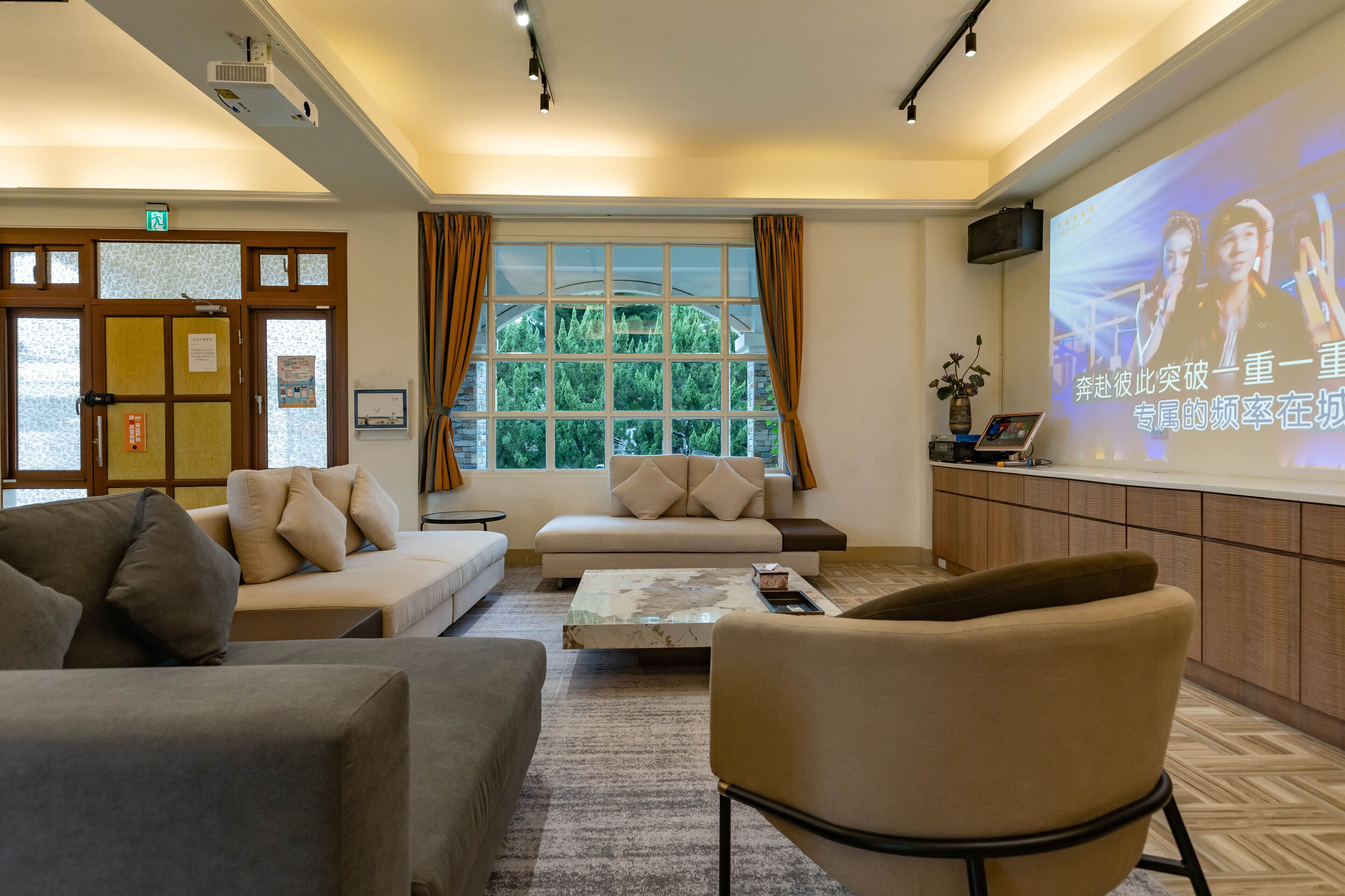 Sittområde i lobbyn