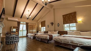 6 habitaciones, decoración personalizada y cortinas blackout