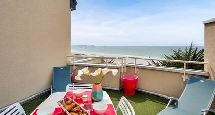 130 Caroual beach- Erquy- Flat for 4