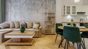 Leilighet | 1 soverom, skrivebord, strykejern/-brett og wi-fi (inkludert)