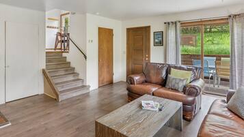 Fernseher, Kamin, Bücher