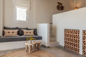 Premium Suite | Premium bedding, soundproofing, free WiFi, bed sheets - Stimata (Kithnos)