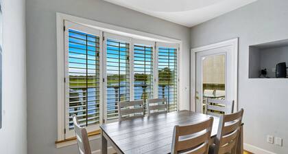 Waterfront Four Bedroom Townhome ~ Stunning Views ~ Porch with Water View