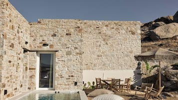 Premium-Villa, 2 Schlafzimmer (with outdoor plunge pool) | Terrasse/Patio