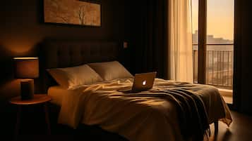 Apartemen | 1 kamar tidur, meja kerja, dan Wi-Fi gratis
