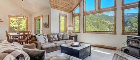 电视、壁炉、办公室