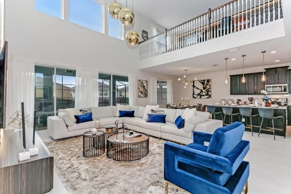 Flat-screen TV, foosball