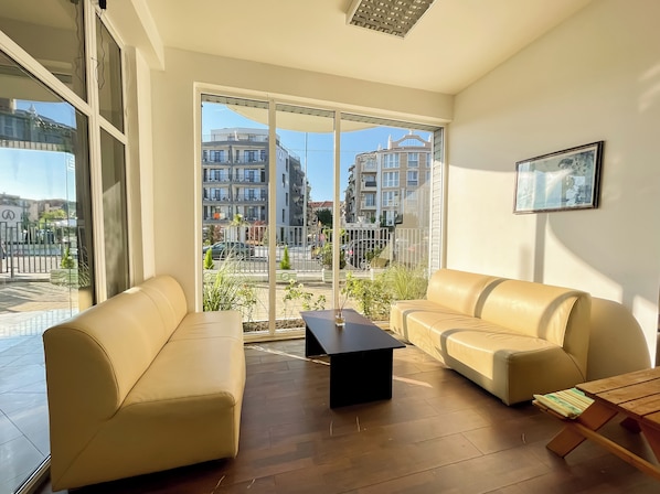 Lobby sitting area
