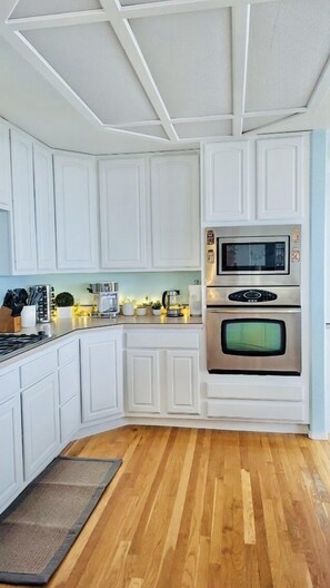 Fridge, microwave, oven, stovetop - Cozy 6BR Ocean Front Snow Mountain View Villa (Kenai)