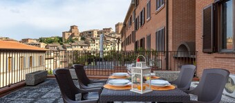 Siena: appartamento panoramico con terrazza, wi-fi e aria condizionata