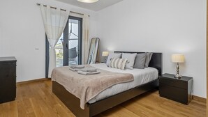 1 bedroom, iron/ironing board, travel crib, WiFi (free)