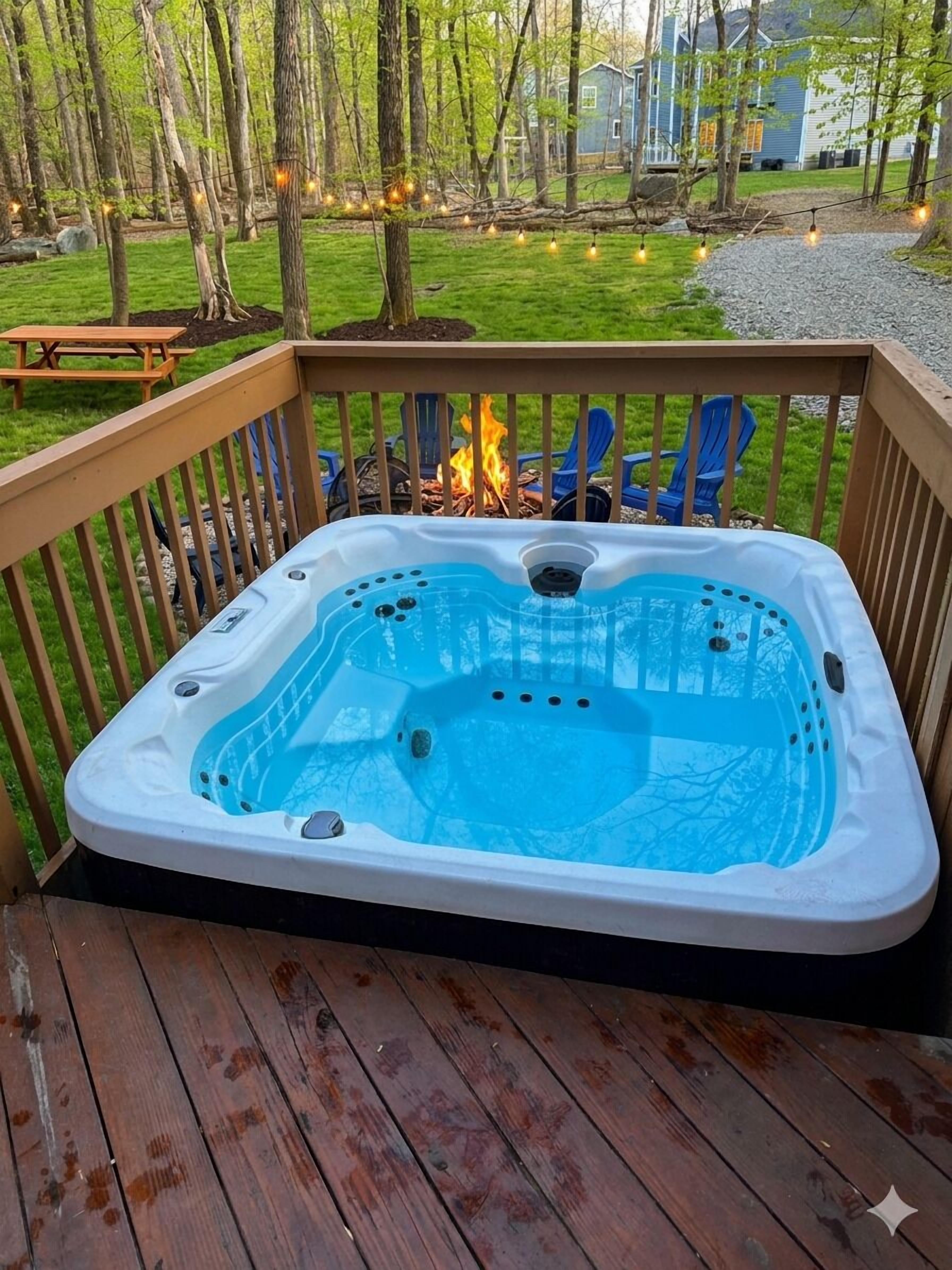 Bain à remous extérieur