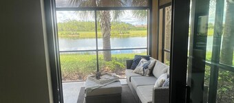 Resort Style 55+ Community! Includes golf cart and amazing sunset views!