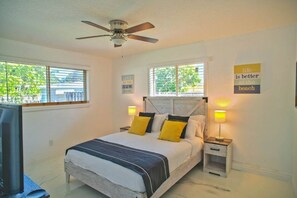 3 bedrooms, iron/ironing board, travel crib, WiFi