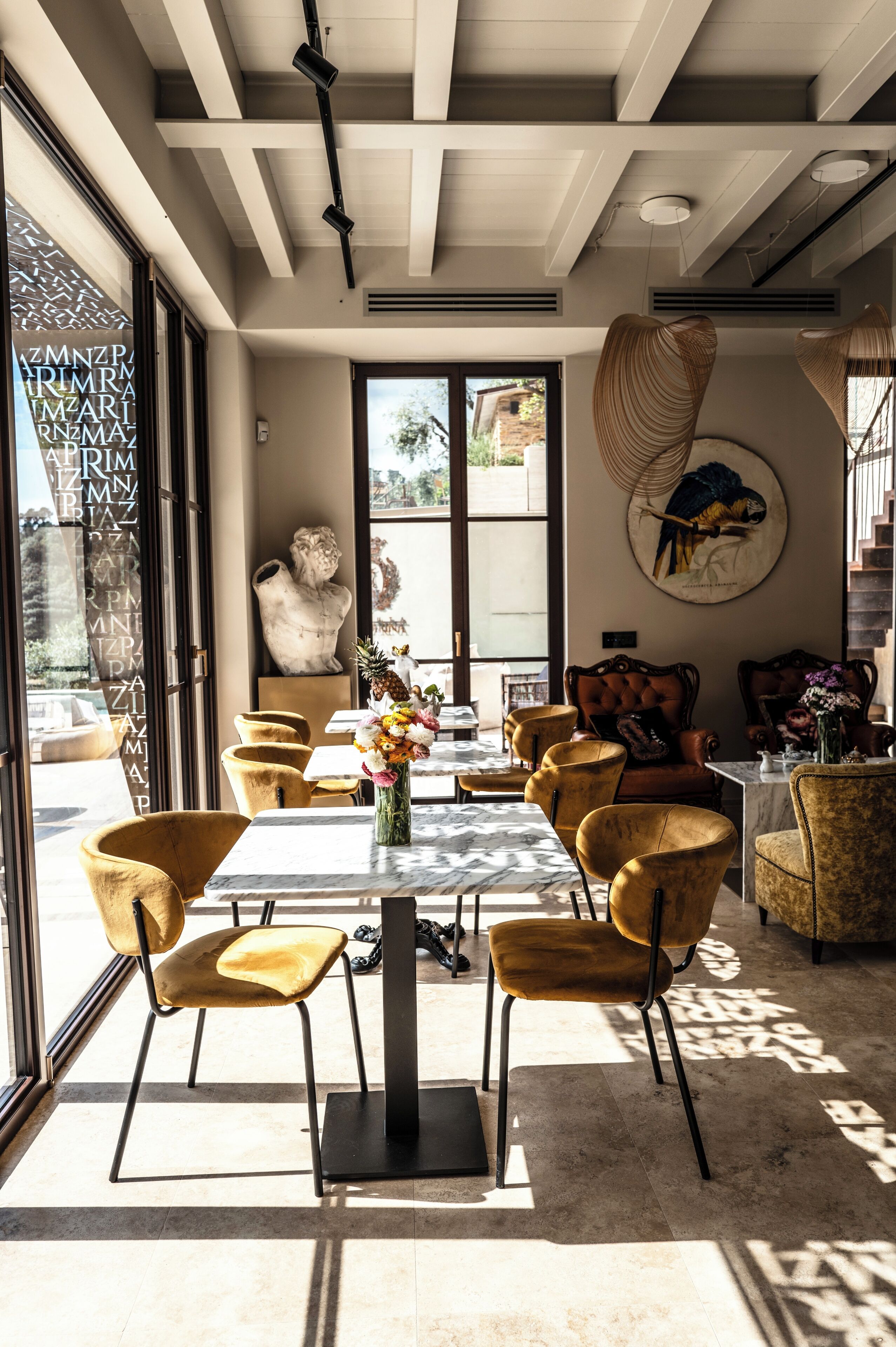Lobby sitting area