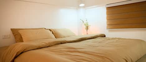 1 غرفة نوم وواي فاي وملاءات أسرّة