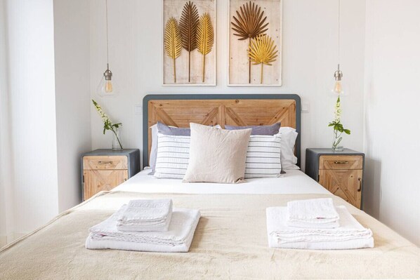 1 室のベッドルーム、アイロン / アイロン台、WiFi、ベッドシーツ