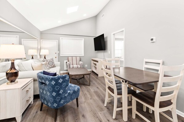 独立别墅, 2 张大床, 厨房, 花园景观 | 用餐