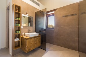 シャワー、環境にやさしいバスアメニティ、ヘアドライヤー